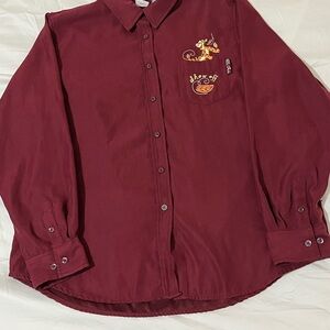 Vintage Disney Winnie the Pooh Tigger Button Down Shirt Women’s Size XL